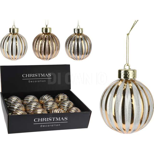 Sfera pet 80mm righe 3ass - Principale
