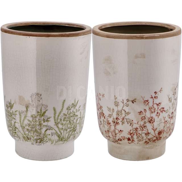 Vaso ceramica salas 2 colori 21x30 - Principale