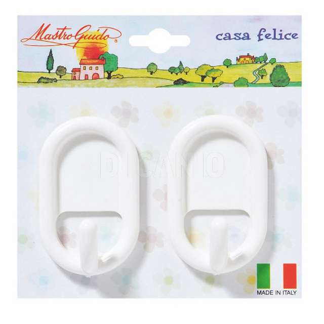 Cartoncino blister 2 ganci maxi demolli - Principale