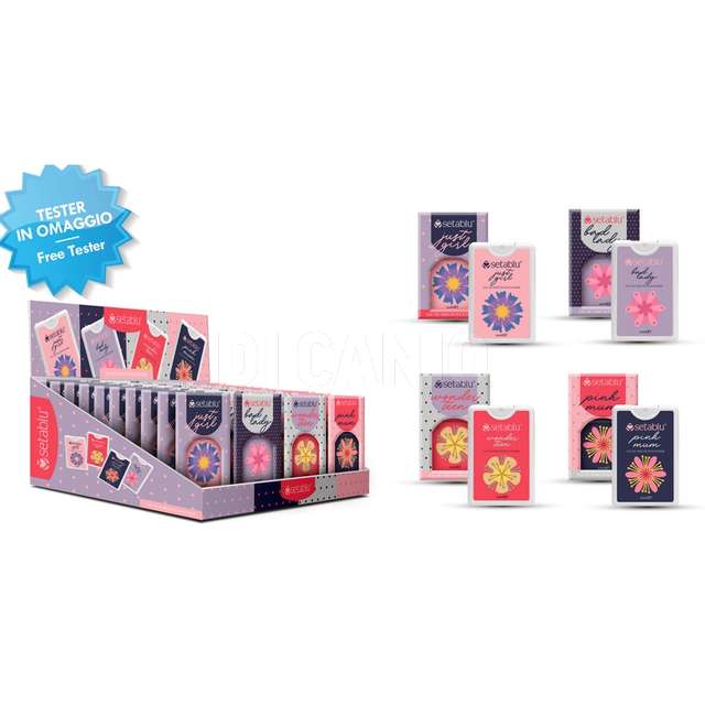 Profumi card 20ml 4 fragranze in display - Principale