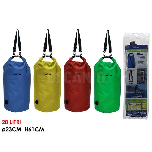 Sacca impermeabile 20 lt. cm.23x61 - Principale