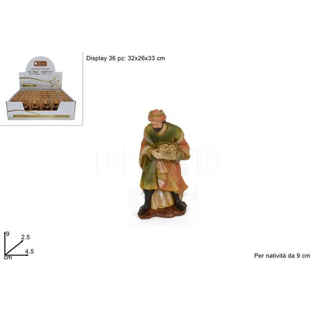 Statua melchiorre per 9cm - Principale