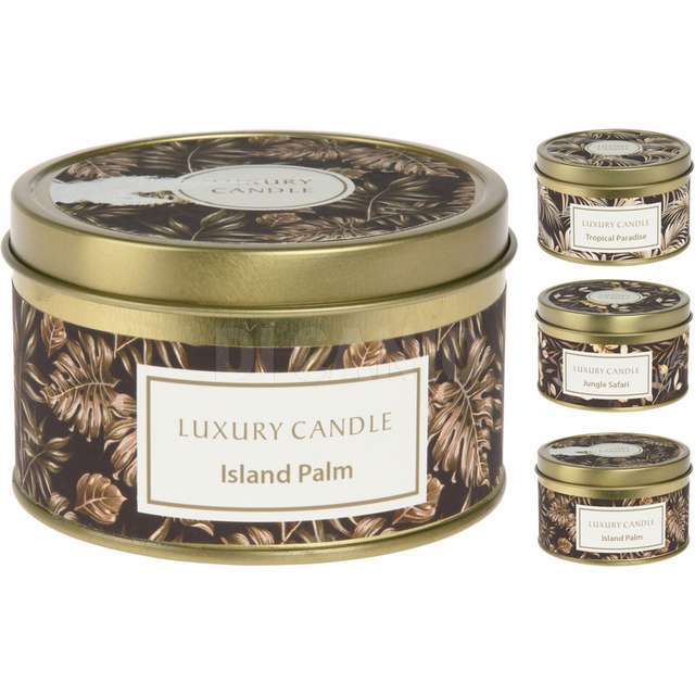 Barattolo con candela 8x5cm 3ass - Principale