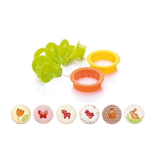 Tagliabiscotto frollini di pasqua set 8 pz delicia tescoma - Principale