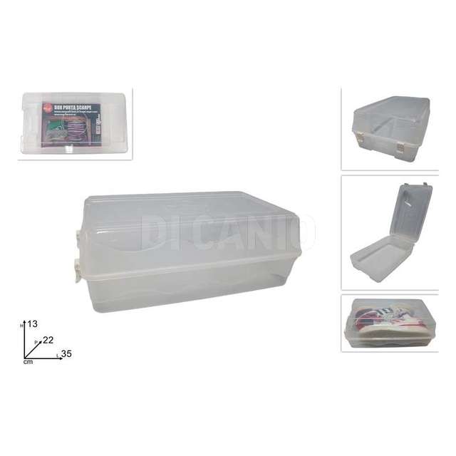 Porta scarpe in plastica cm.35x22x13 - Principale