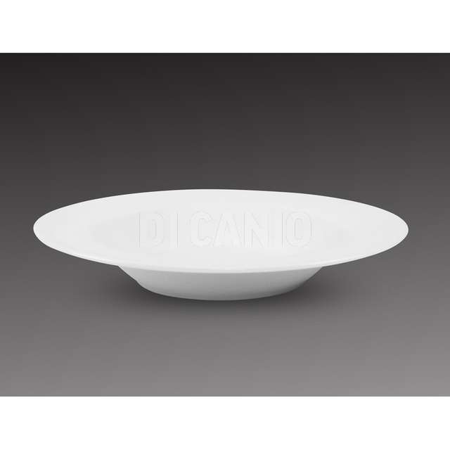 Piatto fondo cm.21 bianco ikebana - Principale