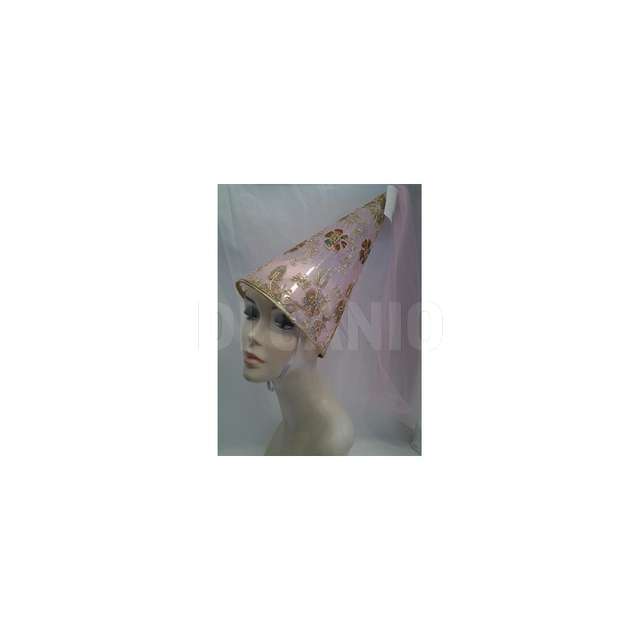 Cappello cono principessa lusso sog.ass. (12) fiori p.-77636 - Principale