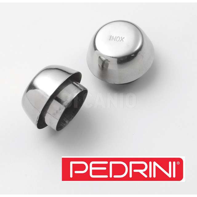 Paraspruzzi inox mm25x20x25 per caffettiere set 2 pz pedrini - Principale