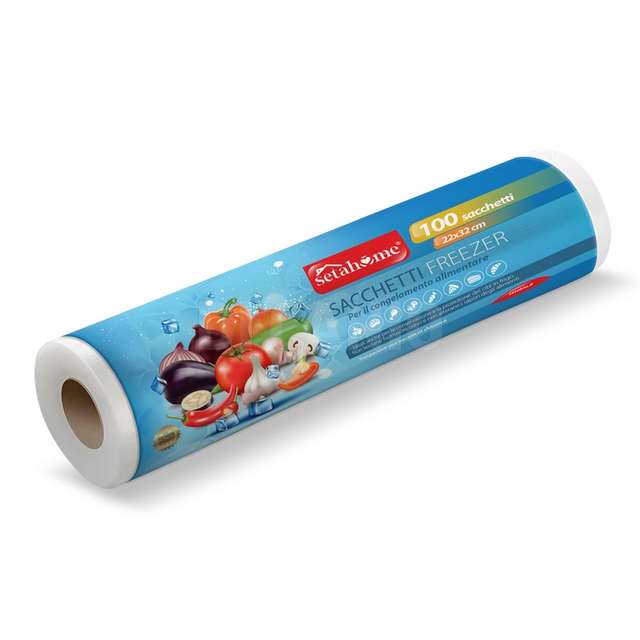 Rotolo bustine freezer 100pz 22x32cm - Principale