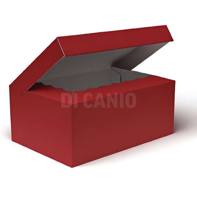 Scatola cartone fondo e coperchio tintaunita cm.32.5x22.5x13.5 - Principale