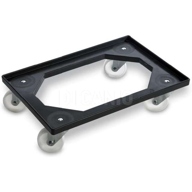 Carrello box service con ruote cm.60x40grigio - Principale