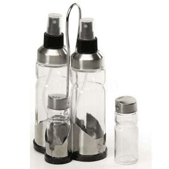 Oliera spary 4 pz con stand omega - Principale