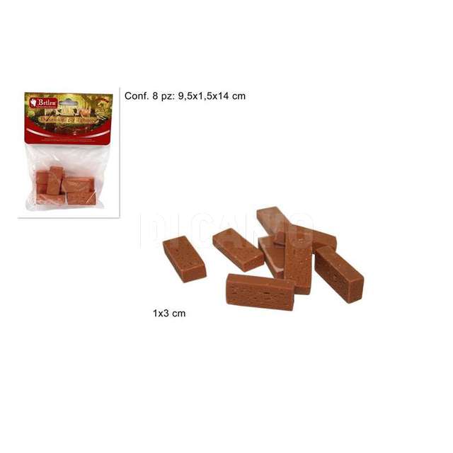 Mattoncini terracotta 8pz se - Principale