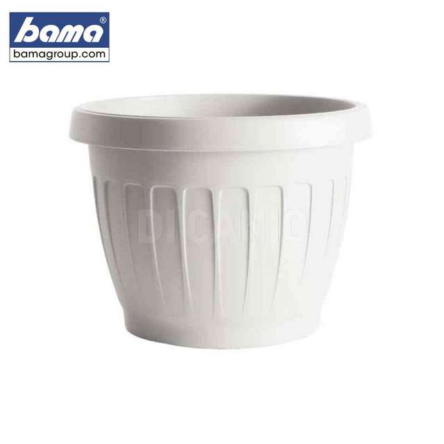 Vaso terra cm.35 h,26 lt,16 bianco bama - Principale