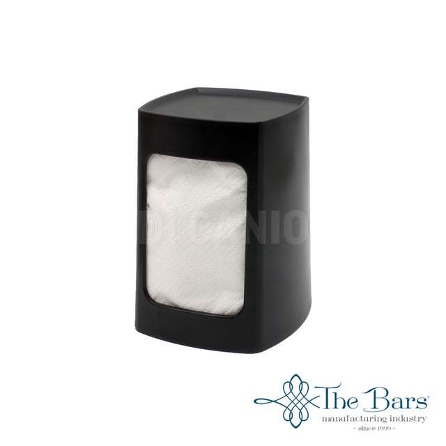 Portatovaglioli csquare abs nero world group the bars - Principale