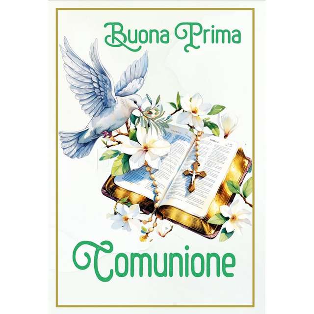 Bigliettino flash card comunione - Principale