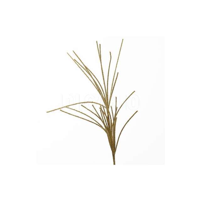 Ramo natalizio glitterato cm 86 oro - Principale