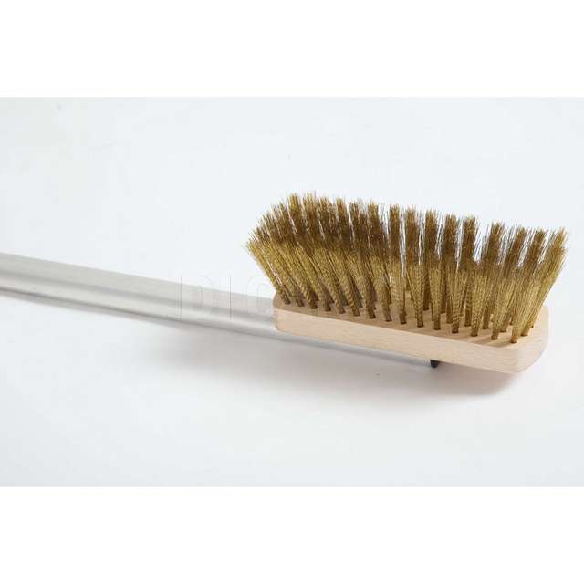Spazzola setole in ottone hobby manico alluminio cm.120 gi,metal - Principale
