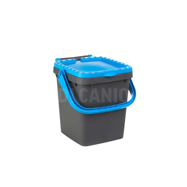 Pattumiera in plastica lt.20 ecoplus blu cobalto - Principale