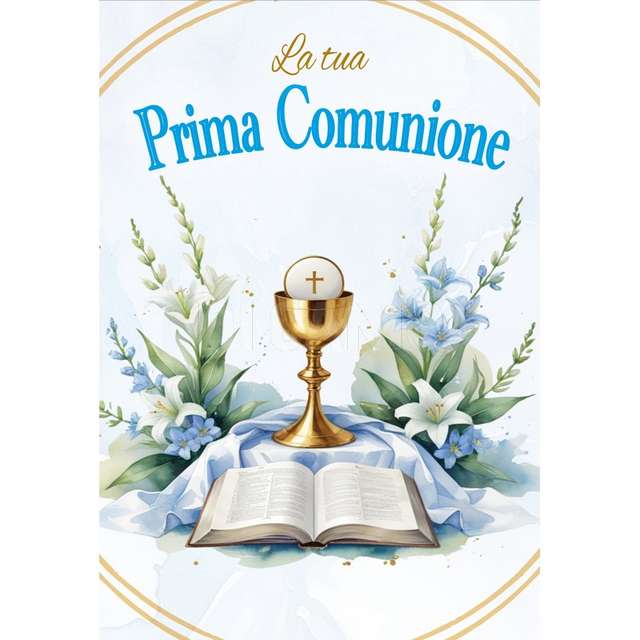 Bigliettino flash card comunione - Principale