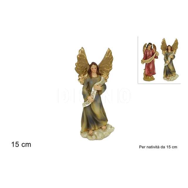 Statua angelo cm.15 (12_144) due esse. - Principale