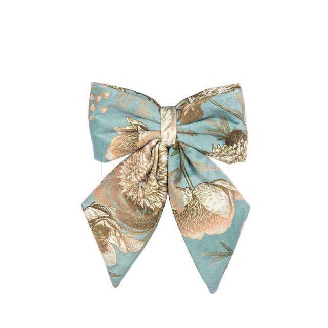 Fiocco decorato lt blue cm.30x30 - Principale