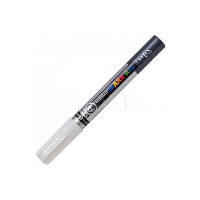 Marcatore permanente lyra 0.7 mm bianco - Principale