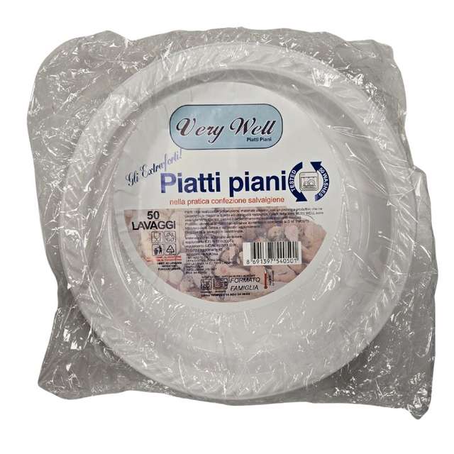 Very well piatti piani bianchi 19 pz - Principale