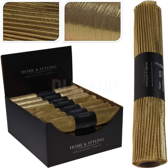 Rotolo stoffa oro 28x150cm 2as - Principale