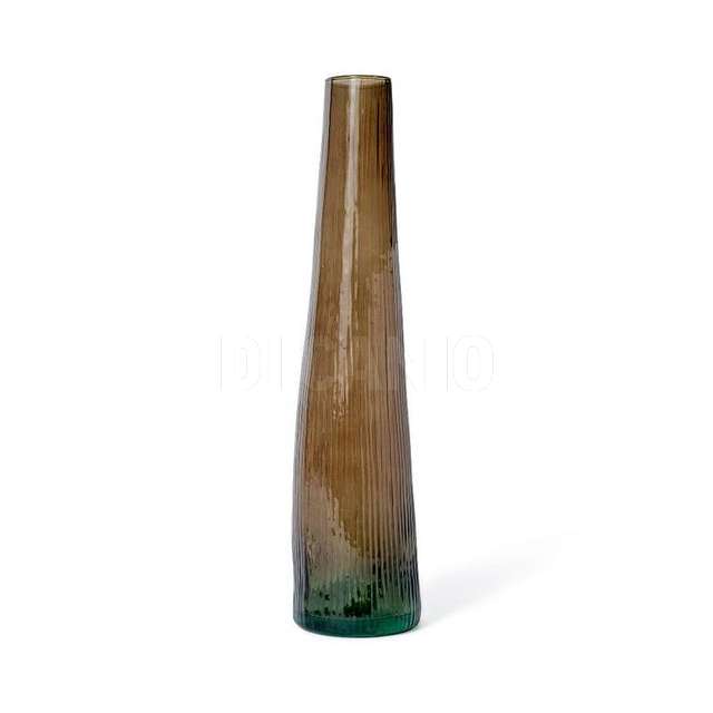 Vaso vetro monofiore verdone dm.9x40 - Principale