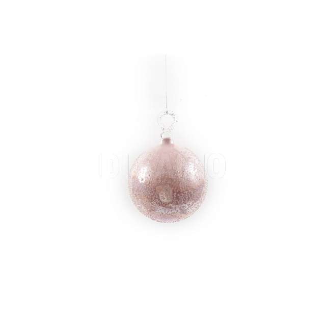 Palla di natale pink in vetro diam.12cm - Principale