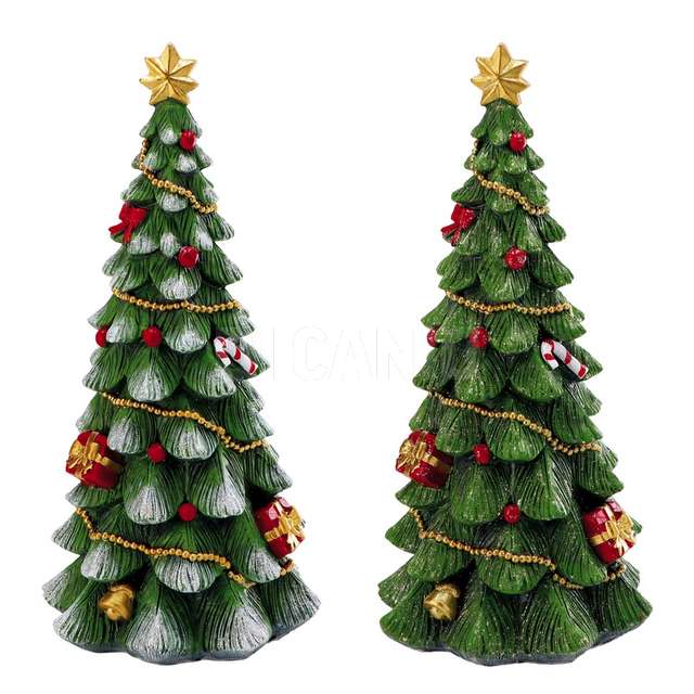 Albero resina a2fin natale diam16xh35 - Principale