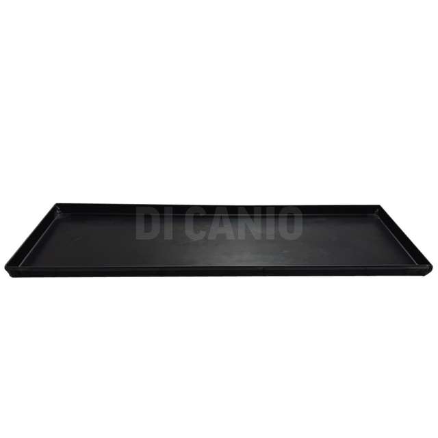 Teglia rettangolare lamiera blu cm.50x20x2 bordi dritti sp.0.8mm - Principale