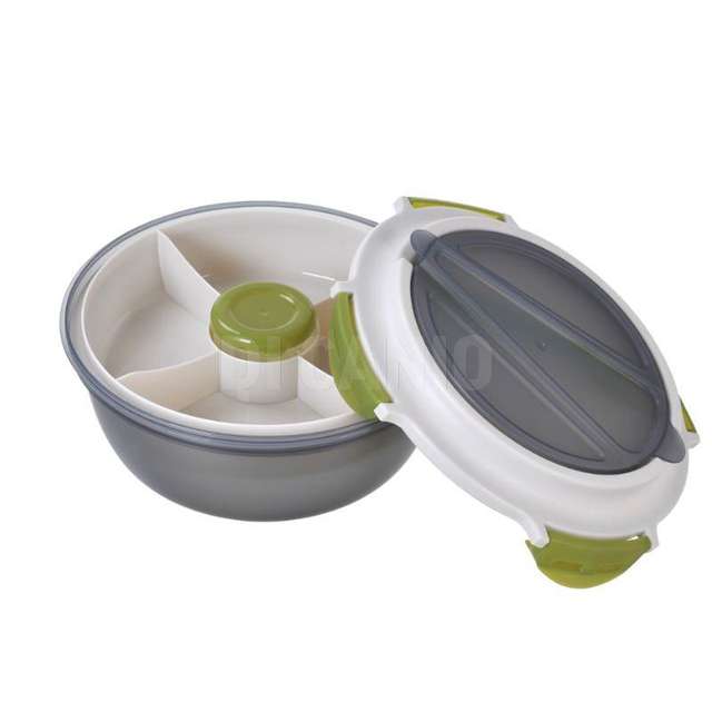 Portapranzo superlock tondo 1200 ml grigio trasparente - Principale