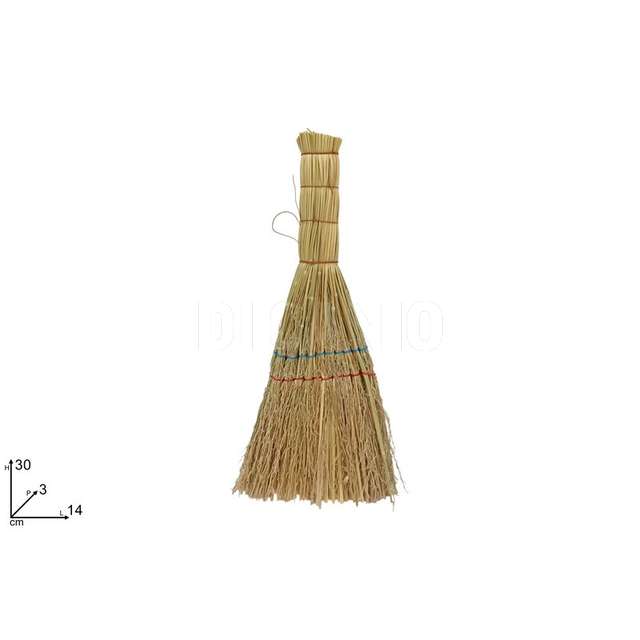 Scopa saggina c manico legno 30cm - Principale