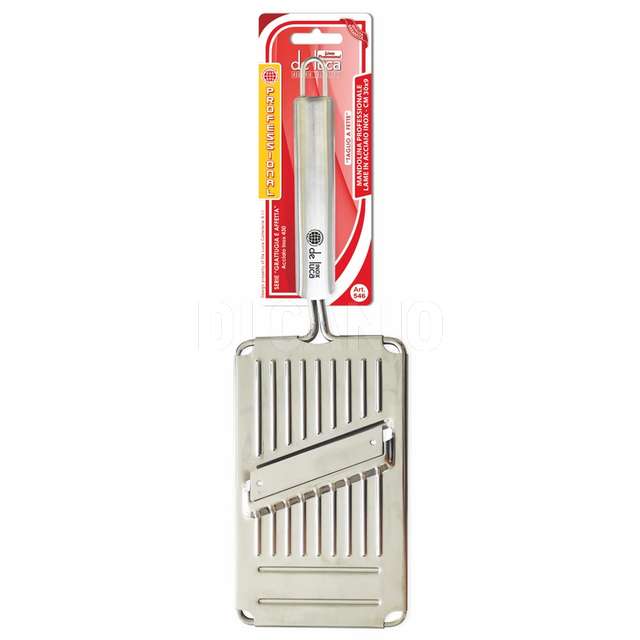 Mandolina taglio a fette acciaio inox cm.30x9 - Principale