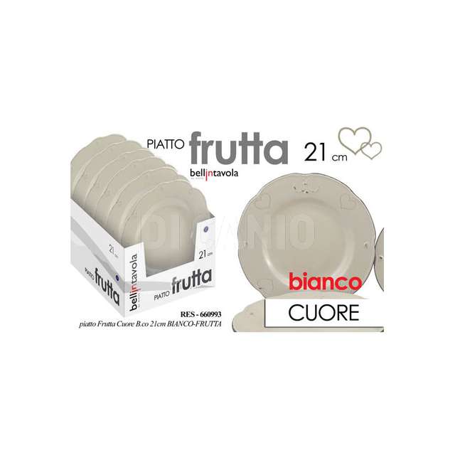 P.to frutta 21cm bco c bianco-frutta gicos 660993 - Principale