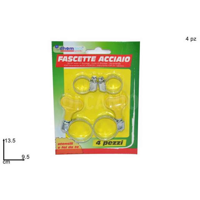 Set4pz fascette acciaio a farfallasf2157 d.e. - Principale