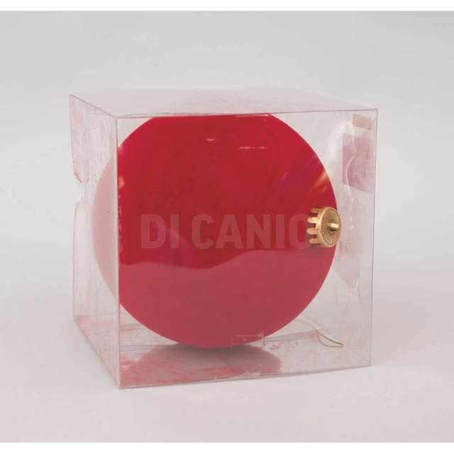 1 sfera mm.150 velluto rosso in sct pvc - Principale