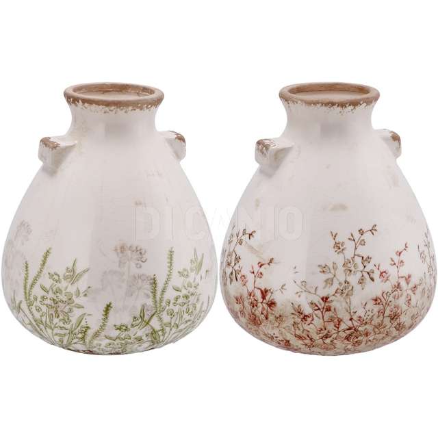 Vaso ceramica salas dm.21.5x25 2 colori - Principale