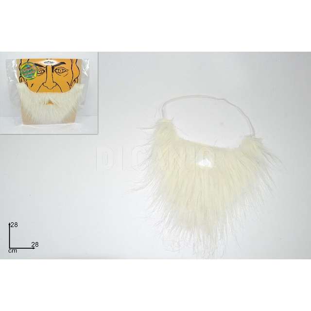 Barba finta bianca art.681007d - Principale