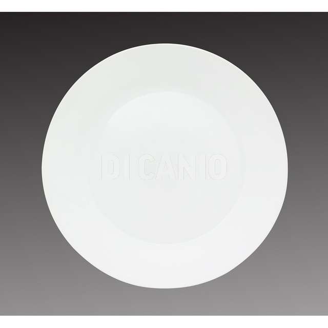 Piatto frutta cm.18 bianco ikebana borella. - Principale