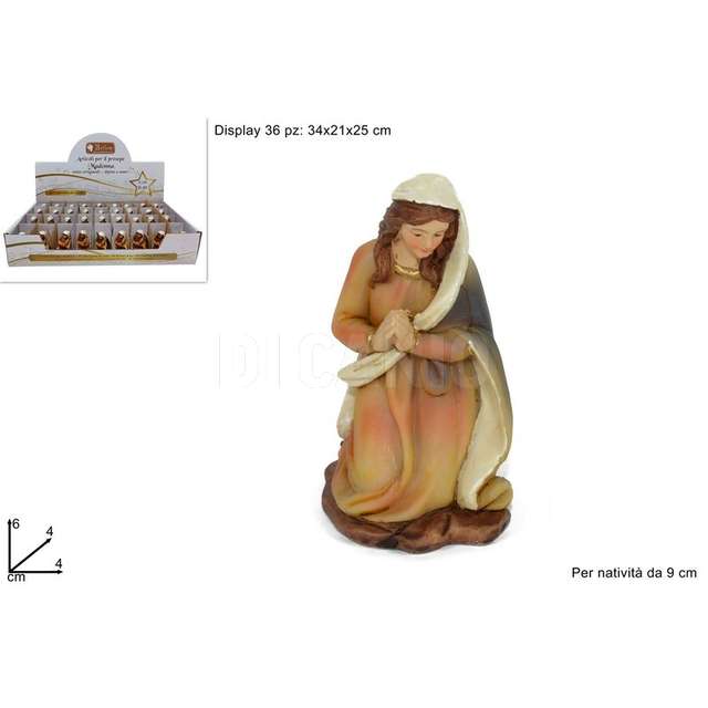 Statua madonna per 9cm - Principale