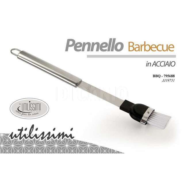 Pennello barbecue in acciaio blister - Principale