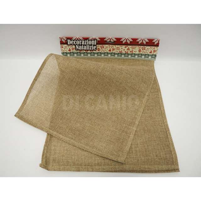 Corsia tessuto monocolore 32x180cm. naturale creare - Principale