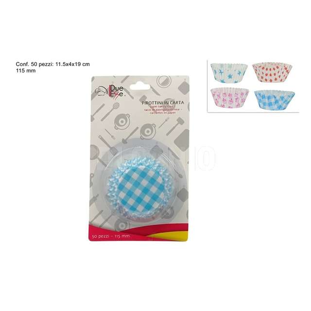 Pirottine dolci carta 50 pz 115 mm - Principale