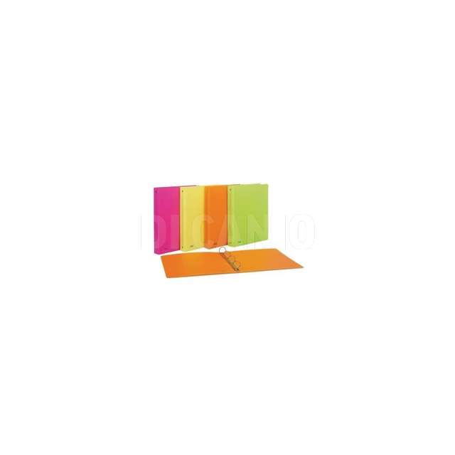 Raccoglitore 4 anelli neon cm.22x30 assortito - Principale