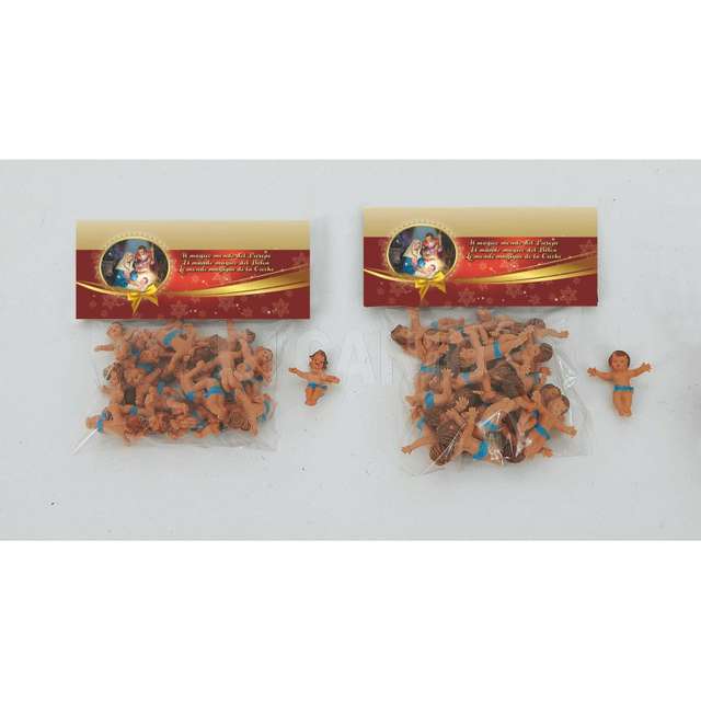 Bambino cm.4 plastica 24pz in busta con manichetta - Principale