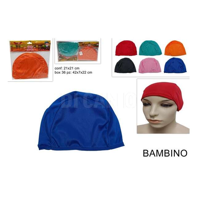Cuffia piscina bambino 6 col - Principale