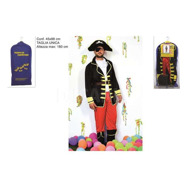 Vestito corsaro adulto - Principale